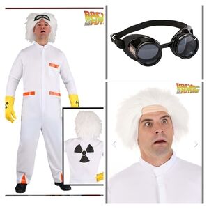 Back To The Future Doc Brown Full Costume
